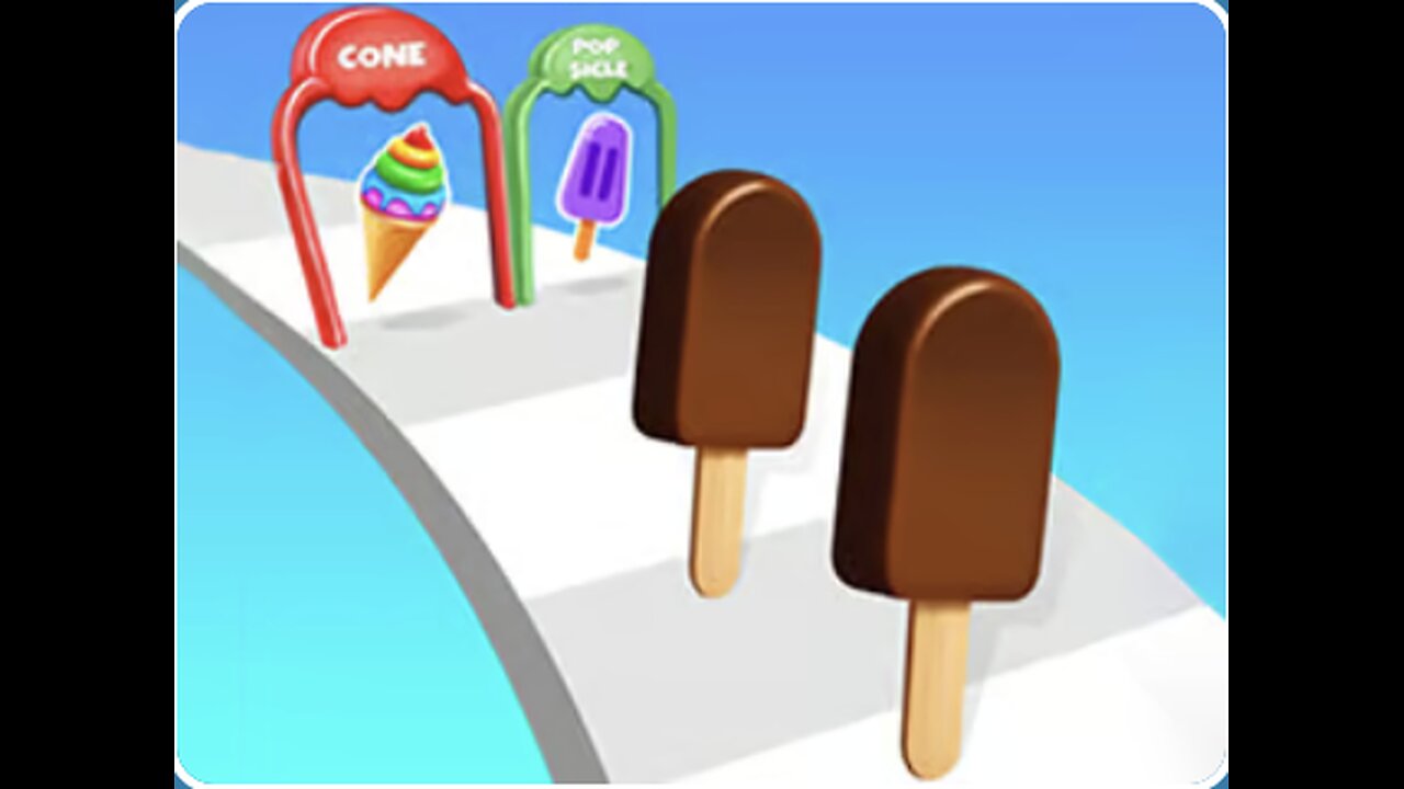 Ice Cream Stack Runner Game