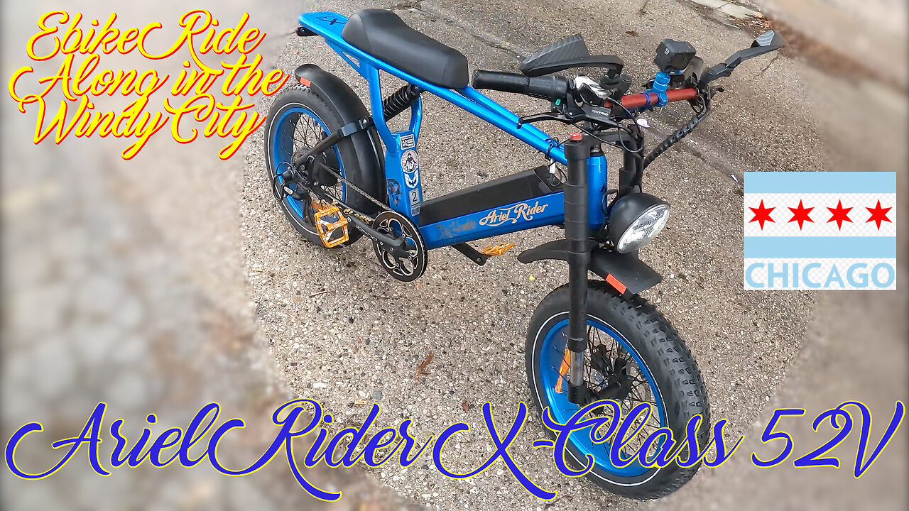 ARIEL RIDER X-CLASS 52V : WET & GLOOMY RIDE THRU STREETS, BIKE LANES & SIDEWALKS IN CHICAGO! PART. 2