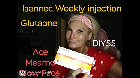 Weekly IM injection Glutaone Laennec growth factors antioxidant Acecosm.com Glowface.store Meamoshop.com DIY55