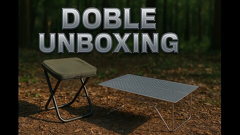 ¡Doble Unboxing! 🚀 Silla y Mesa Plegable Naturehike Yamami X01