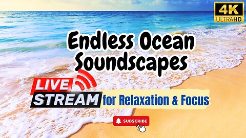 UK Beach Relaxation | Sleep Therapy with Gentle Sea Sounds