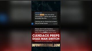 Alex Jones: Candace Owens Sends Dead Man Switch To Tucker Carlson & Andrew Tate - 10/8/25