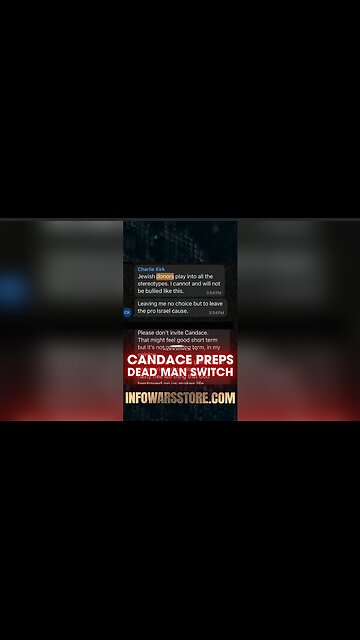 Alex Jones: Candace Owens Sends Dead Man Switch To Tucker Carlson & Andrew Tate - 10/8/25