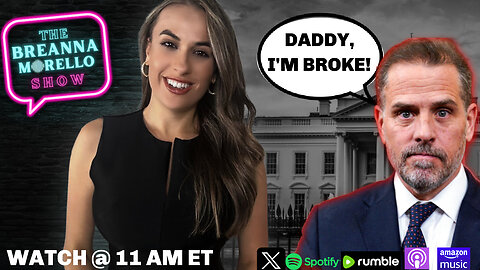 Hunter Biden Cries Broke-Garrett Ziegler, Don't Trust Pam Bondi, Covid Hero Doctor Speaks Out- Dr. Michael Moore- The Breanna Morello Show