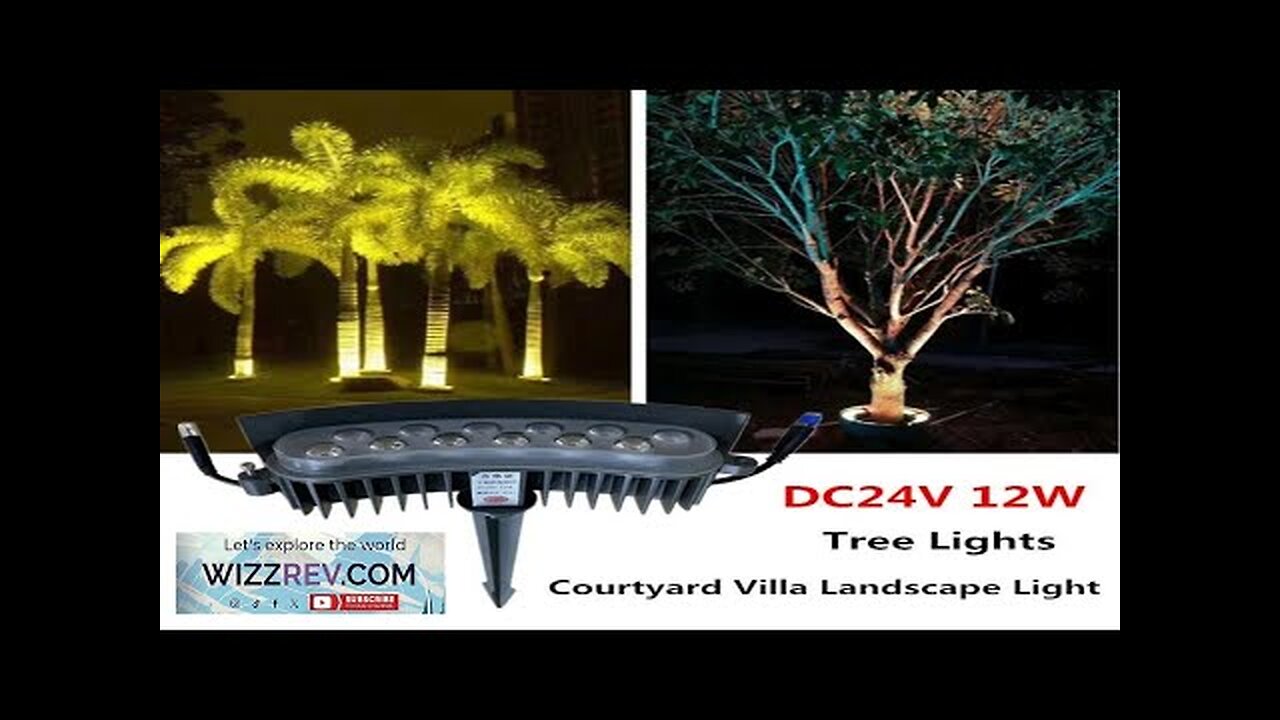 Ground Garden Spotlight Courtyard Villa Landscape Light RGB Tree Lights IP65 Waterproof Review