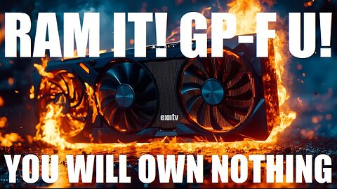 RAM Prices Are Going Up, Cuz In The Future You Will Own Nothing, Not Even A Console. Life In The Pod