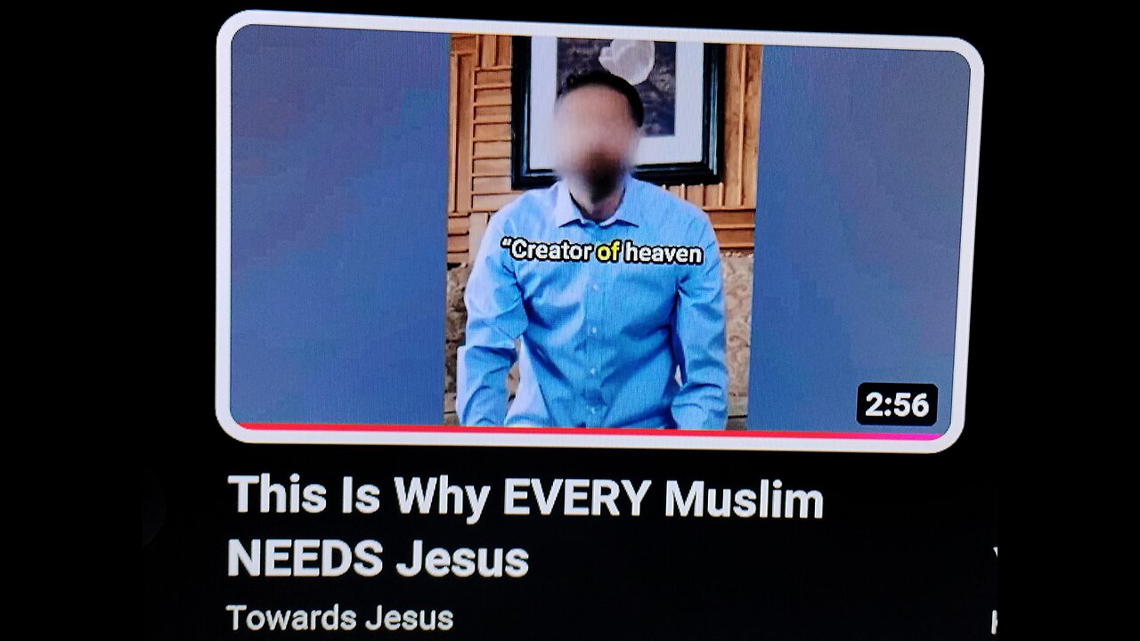 a muslim turns to jesus and so should u