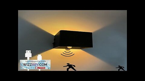 Motion Sensor Rechargeable Wireless Wall Lights Modern Decorative Porch Light Acrylic Review