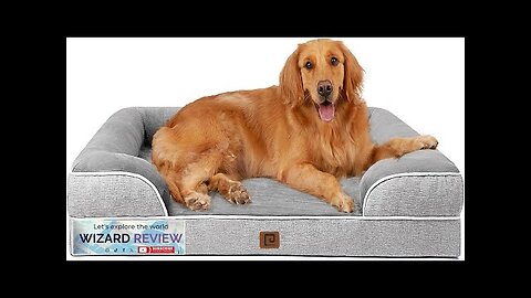 EHEYCIGA Orthopedic Dog Beds for Extra Large Dogs Waterproof Memory Foam XL Review