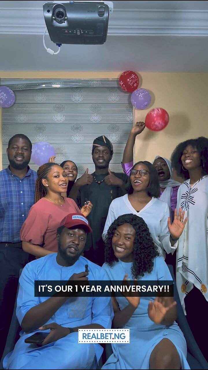 Celebrating 1 Year of Realbet.ng 🎉