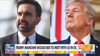 JUST IN: Trump says Mamdani wants meeting in DC
