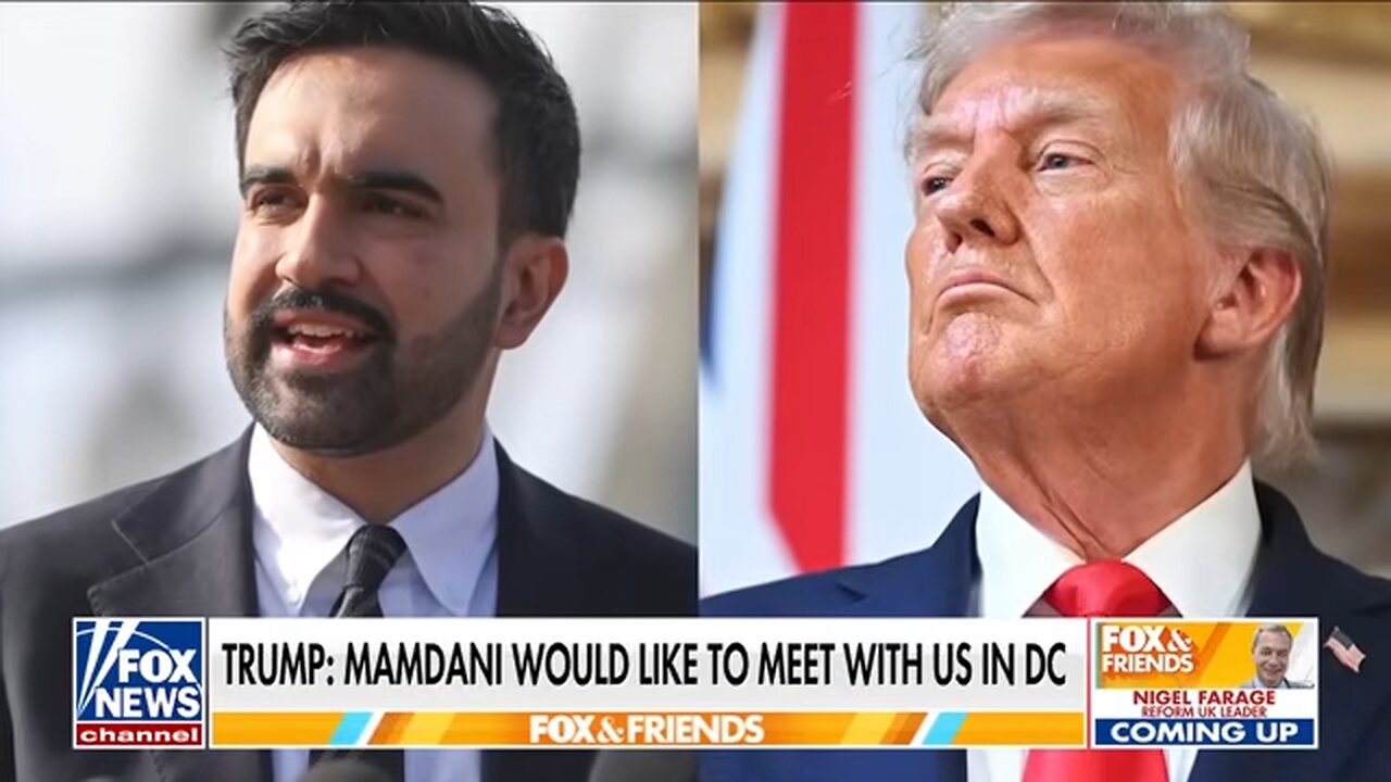 JUST IN: Trump says Mamdani wants meeting in DC