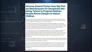 AG Paxton Sues Big Pharma Manufacturers For Deceptively Marketing Tylenol To Pregnant Mothers