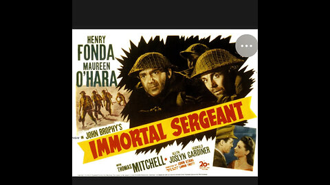 CS #77 Henry Fonda & Maureen O Hara in "Immortal Sergeant" (1943)