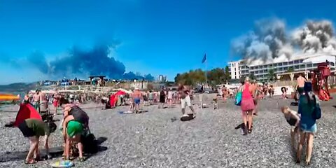 Drones wreak havoc in Russia_s Black Sea regions_ Beaches evacuated, state of emergency declared