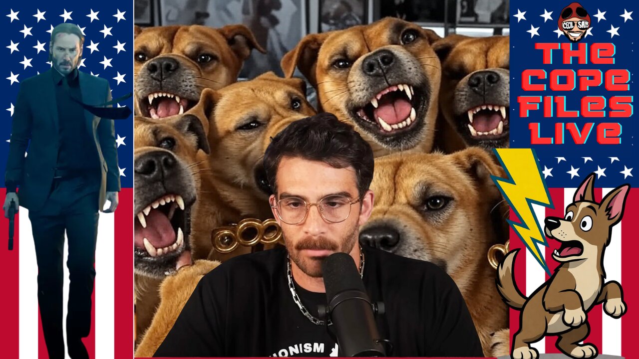 Cope Files Live - Hasan Piker Abuses His Dog During Livestream. John Wick Notified.