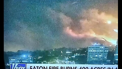 UFO / UAP Blasting out of Los Angeles Fire