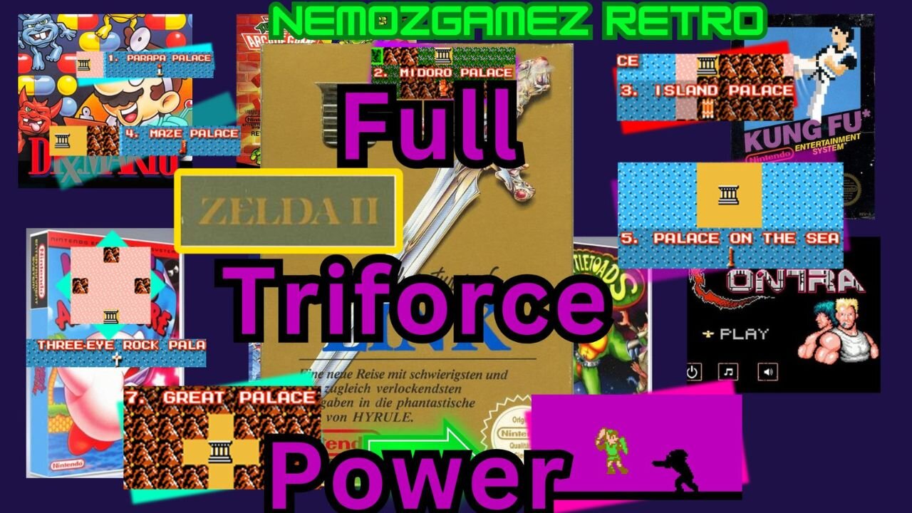 Retro GaMeS, Zelda 2 I'm Linking Full Triforce Power