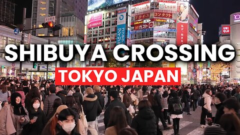 CRAZY Shibuya Crossing Day and Night! (Shibuya Scramble Crossing (渋谷スクランブル交差点) 🇯🇵