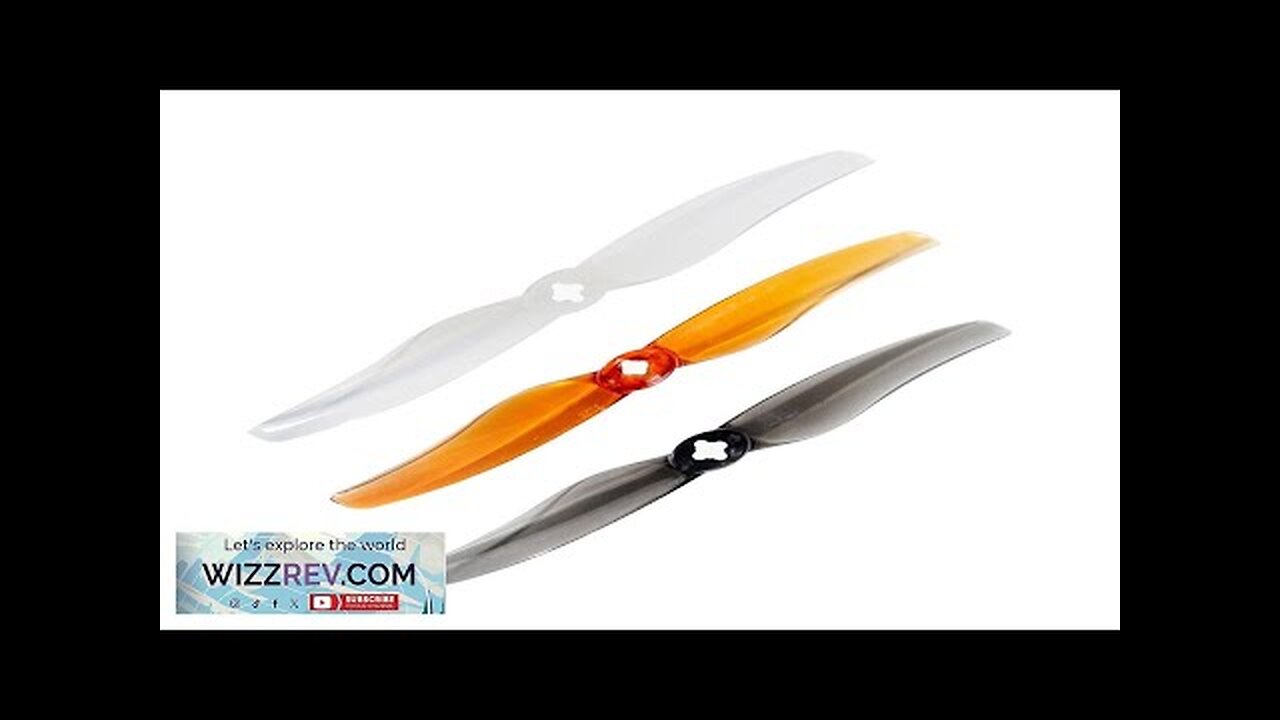 2 Pairs Gemfan LR5126 2.6Inch 1.5mm Durable PC FPV Propeller for Long Review