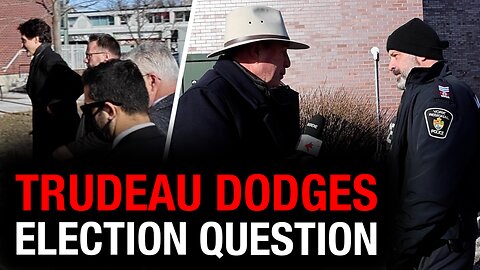 SHOCKING: Rebel News barred entry from vigil, Trudeau refuses to answer questions