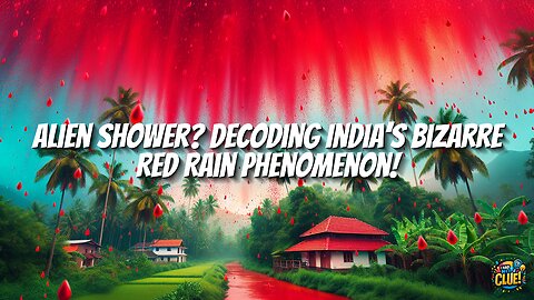 Alien Shower? Decoding India’s Bizarre Red Rain Phenomenon!