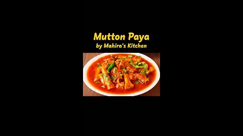 🔥 1 Minute Mutton Paya Recipe |#muttontrotters #viral #trending #yt #muttonsoup #indvspak #rumble