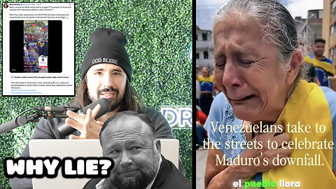 Alex Jones, Nick Shirley & Benny Johnson Share Misleading Videos On Venezuela. Why?