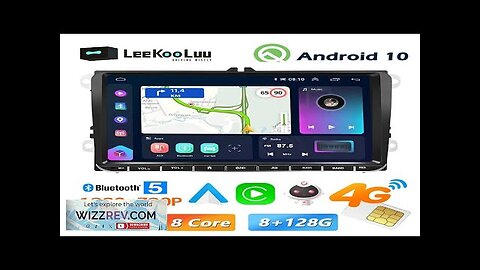 LeeKooLuu Car Radio Android 2Din Autoradio Multimedia Player GPS Navigation Carplay Review