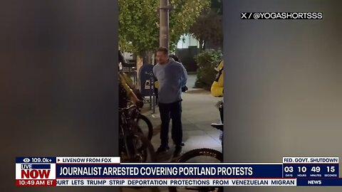 NEW VIDEO: Conservative journalist Nick Sortor arrested covering Portland ICE protest 