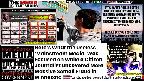 Here’s What the Useless Mainstream Media Was Focused on While More Massive Somali Fraud in Minnesota