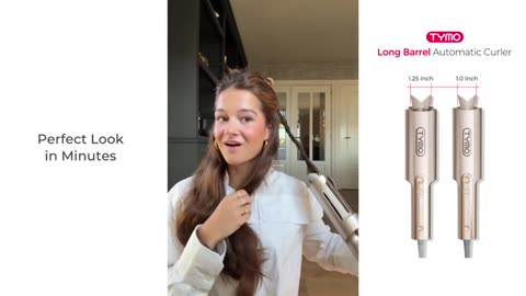 Effortless Glamour: The TYMO CURLPRO Automatic Rotating Curling Iron Review