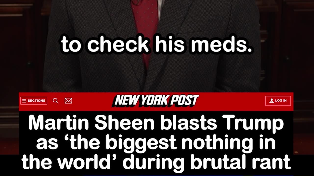 Martin Sheen Calls Trump ‘the biggest nothing in the world’