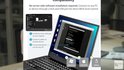 StarTech.com Portable Laptop Crash Cart Adapter for Server Management, USB/VGA K
