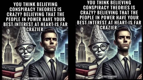 You think believing conspiracy theories is crazy?