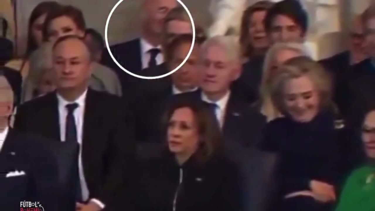 People can't get over what FIFA president Gianni Infantino did during Donald Trump's inauguration