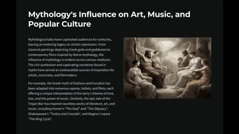 Mythology's Influence on Art, Music, and Popular Culture