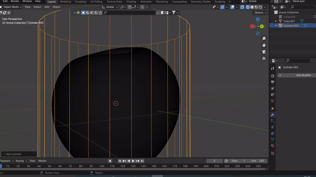 Blender Tutorial: Modeling a Table with Orange and Plate Step by Step