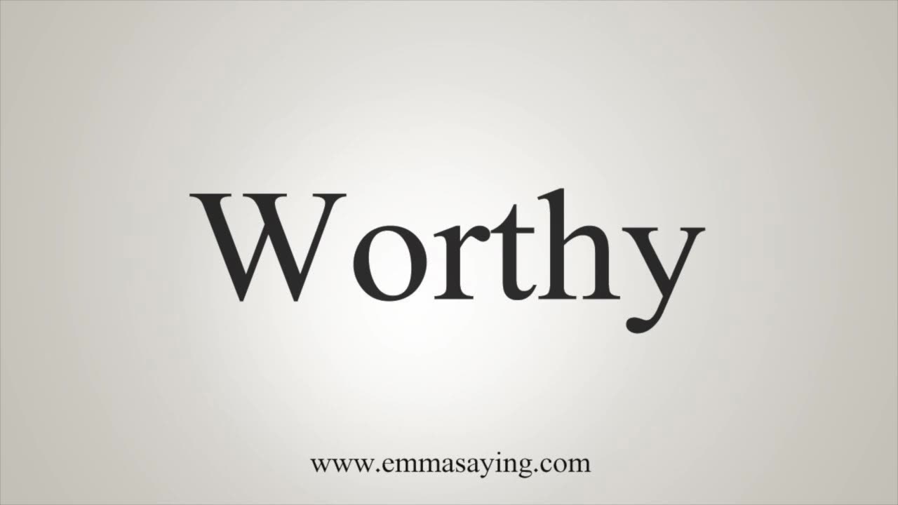 (RUMBLE RANT) WORTHY