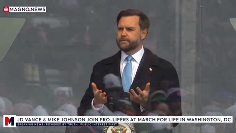 🇺🇸 VP JD Vance & Speaker Mike Johnson Join Pro-Lifers at March For Life in Washington, DC [LIVE]