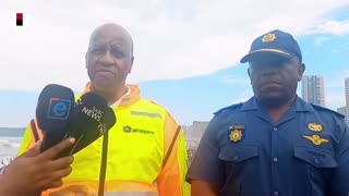 Beachgoers chant “Mkhwanazi” during festive season safety awareness campaign with Premier Ntuli
