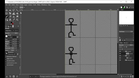 #timelapse Asset Planning and T-pose Main Characters for #BossRushJam2025