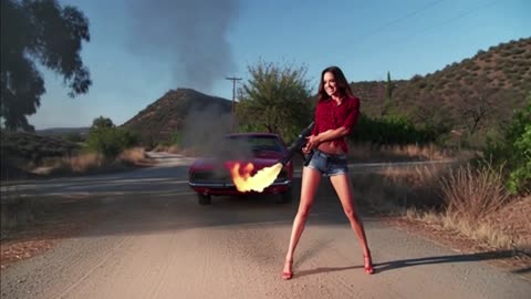 GENERAL LEE 1969 DOGGE CHARGER CLASSIC CAR FIRE