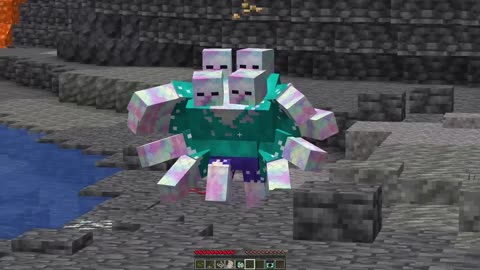Rainbow Mob Hunt with Doorbin in Minecraft