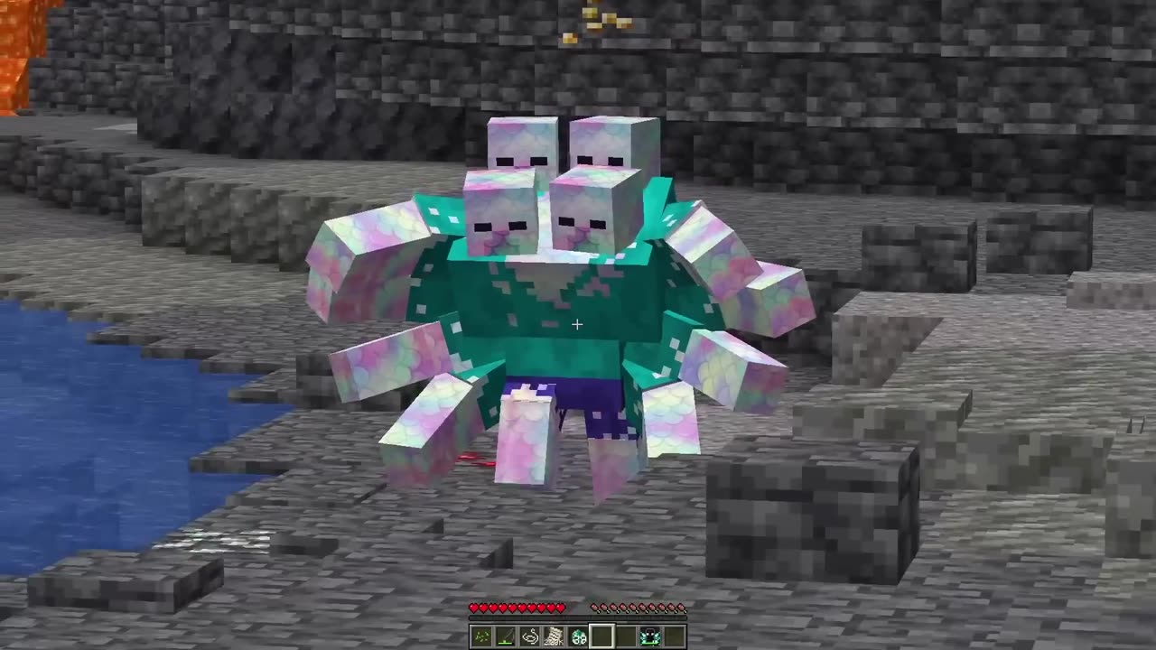 Rainbow Mob Hunt with Doorbin in Minecraft