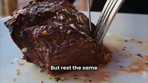 Juiciness Test 🥩 Resting vs. Cutting Early”