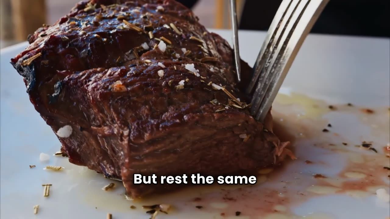 Juiciness Test 🥩 Resting vs. Cutting Early”