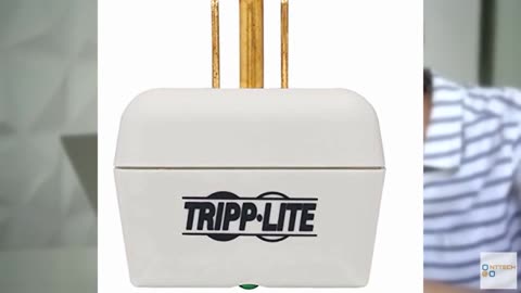Tripp Lite 1 Outlet Portable Surge Protector Power Strip, Direct Plug in, Tel/Mo