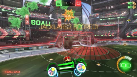 Rocket League: Exhibition Soccar Home Championship Field Gameplay