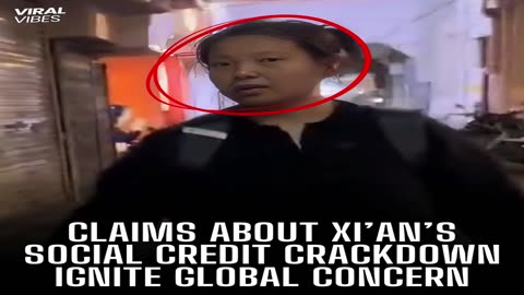 Footage circulating online shows large numbers of homeless people in Xi’an